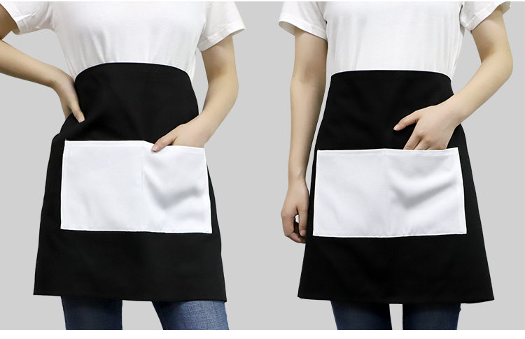 Waist Apron-Cotton with Polyester White Patch