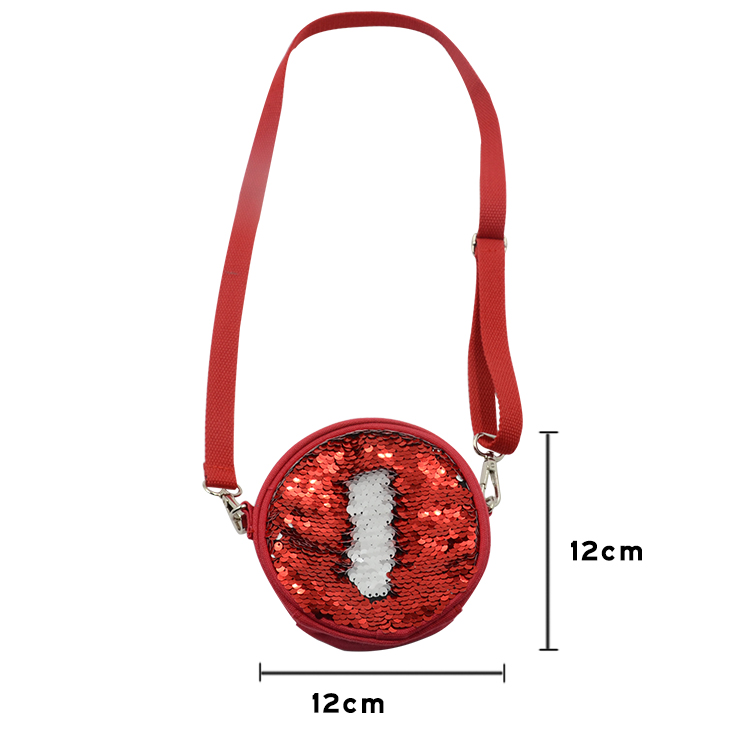 Sequin Kids  Round Coin Bag