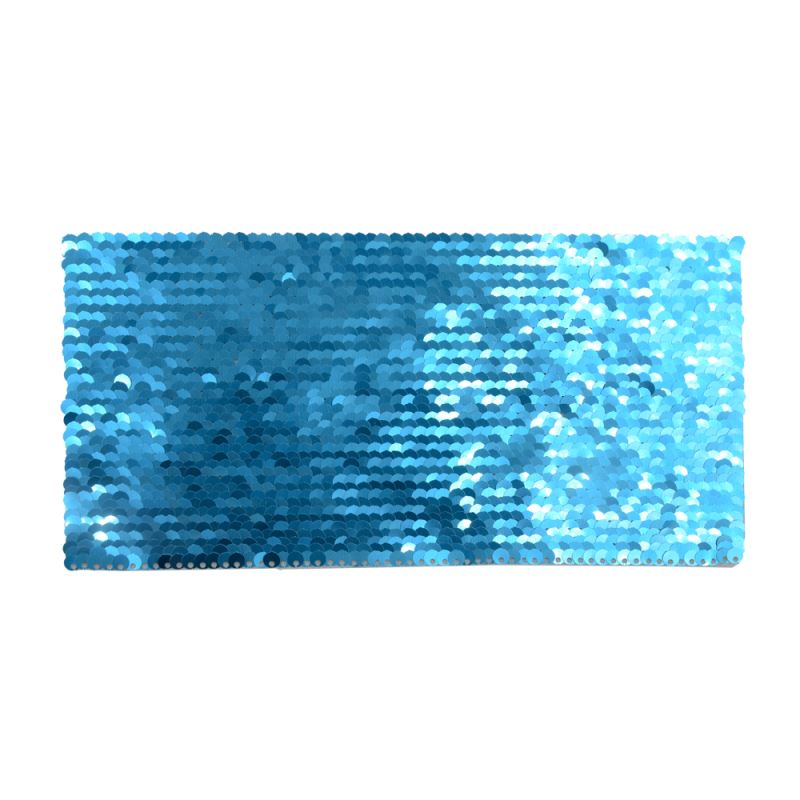 Blue Sequin Transfer Rectangle 19.5*10cm