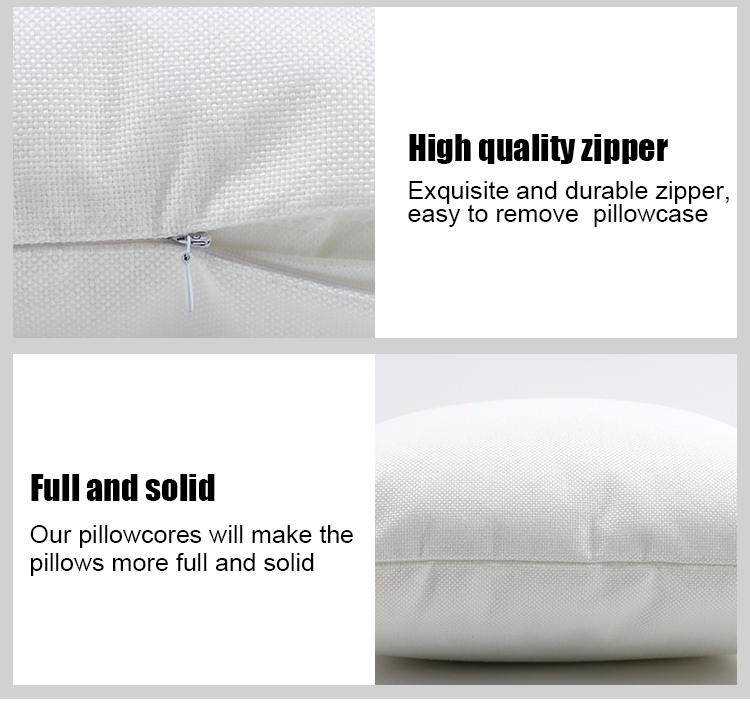 Linen Pillow Case Pure white 18