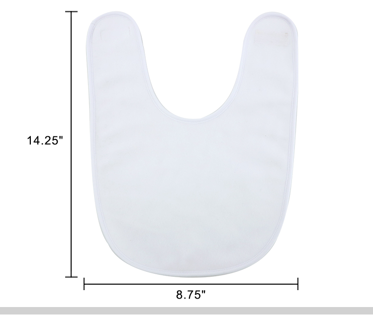 Baby Bib-Fleece White