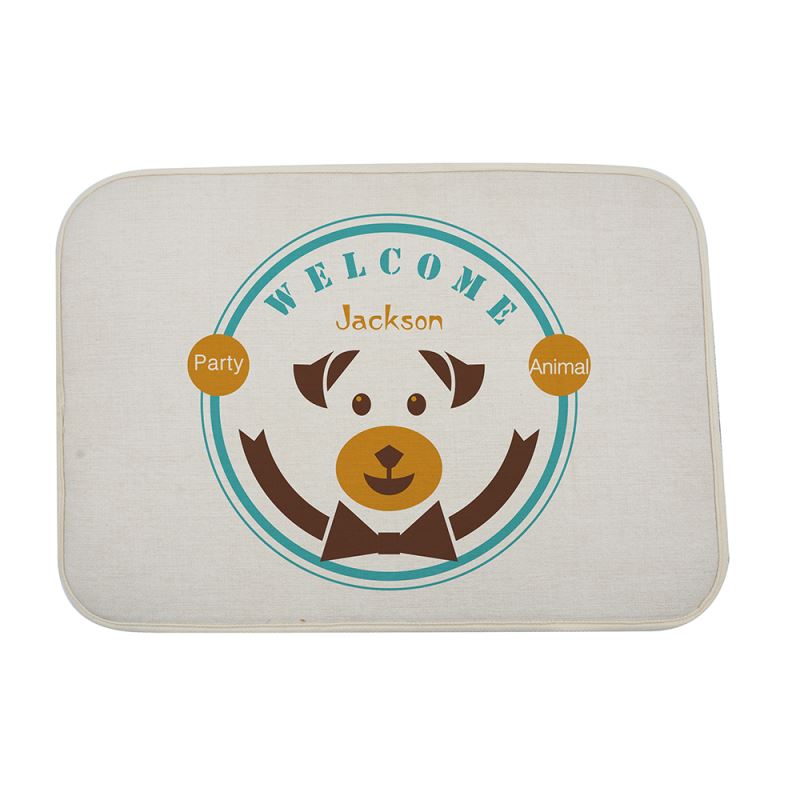 Linen Floor Mat 40*60CM