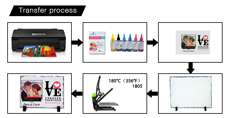 Photo Slate Middle Square Glossy/Matte-20*20