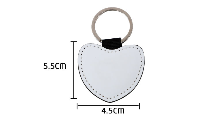 PU Keychain Heart