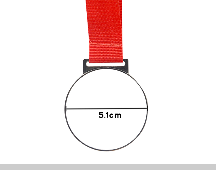 Medal（Dia 5.4CM) with Red Cord (Length 40.5CM)