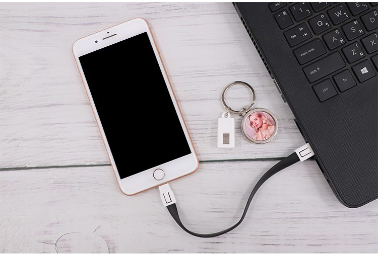 Keychain USB Android charging cable