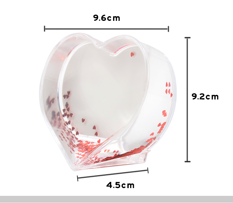 Acrylic Photo Block-Heart Shape
