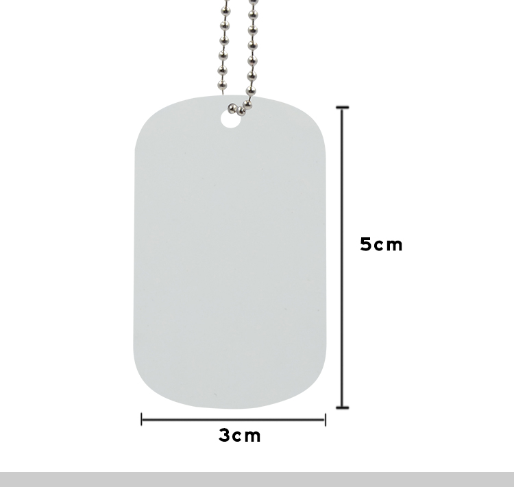 Metal Dog Tag-Rectangle