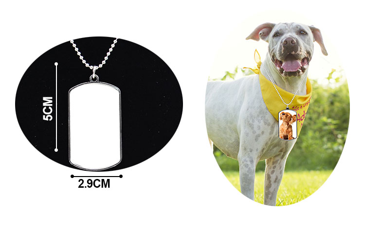 Metal Dog Tag-Rectangle