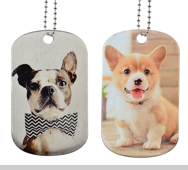 Metal Dog Tag-Rectangle