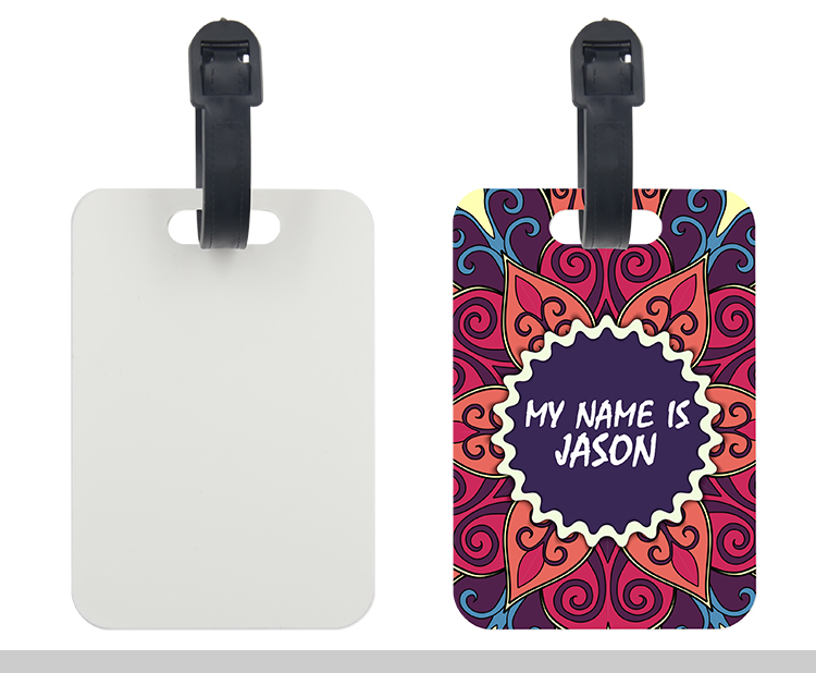 PET Luggage Tag-Round Corner