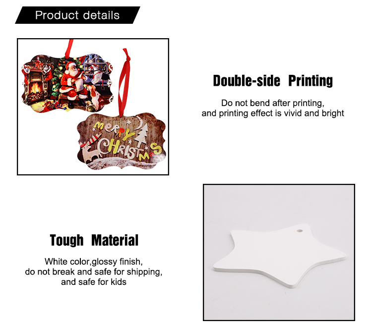 HPP Double-sided Ornaments-Irregular -Square shape