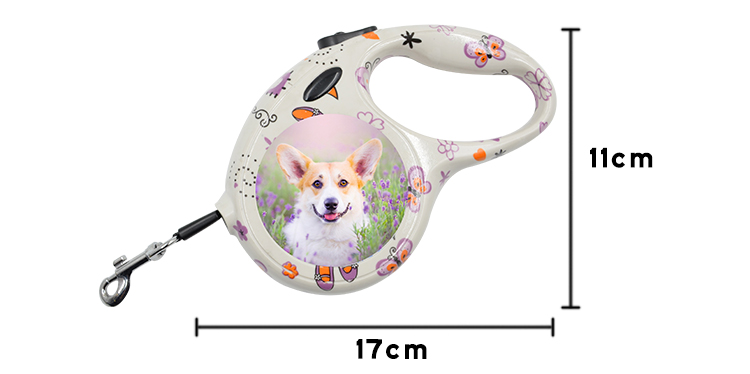 Pet Leash-Small-Butterfly Pattern