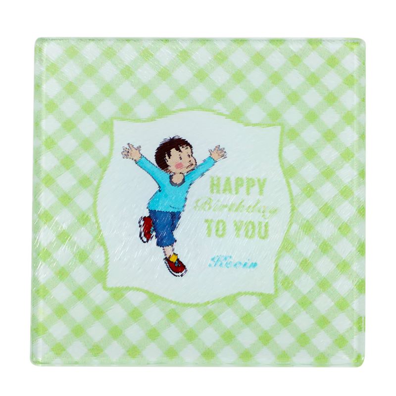 Glass Coaster-Square-Glossy-10*10CM