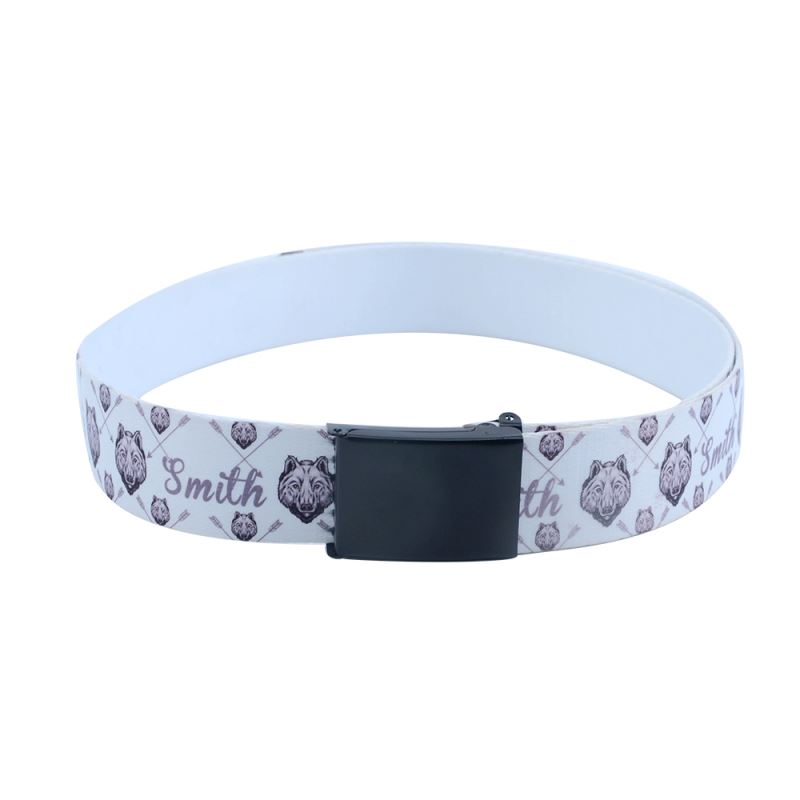 Sublimation Belt 4*120cm -Glossy Black