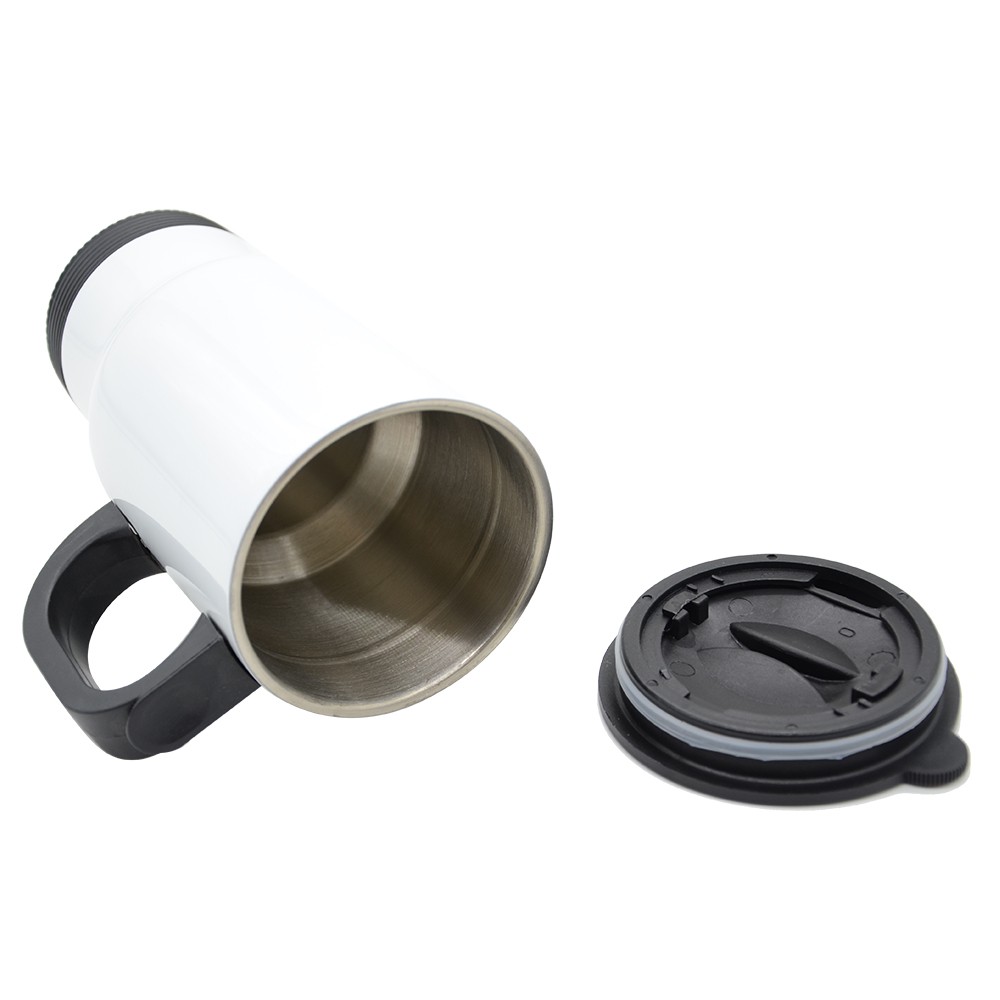 Stainless Steel Car Mug-White-304 Steel