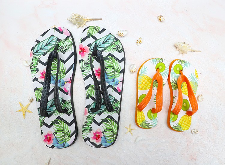 Kids Flip Flop-Green Sole