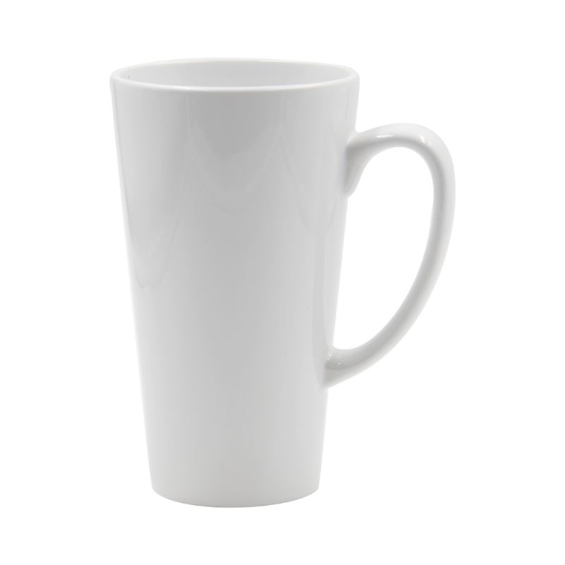 17oz Latte White Mug