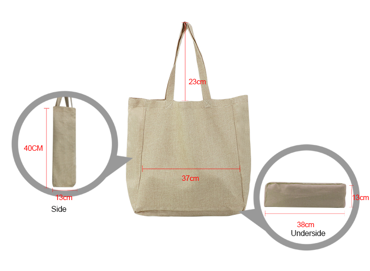 Tote Bag Sublimation Faux Burlap