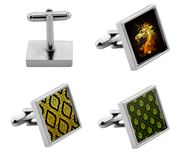 Metal Cufflink-Square