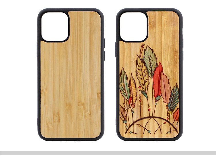 Sublimation TPU Phone Case with Bamboo for Huawei P30