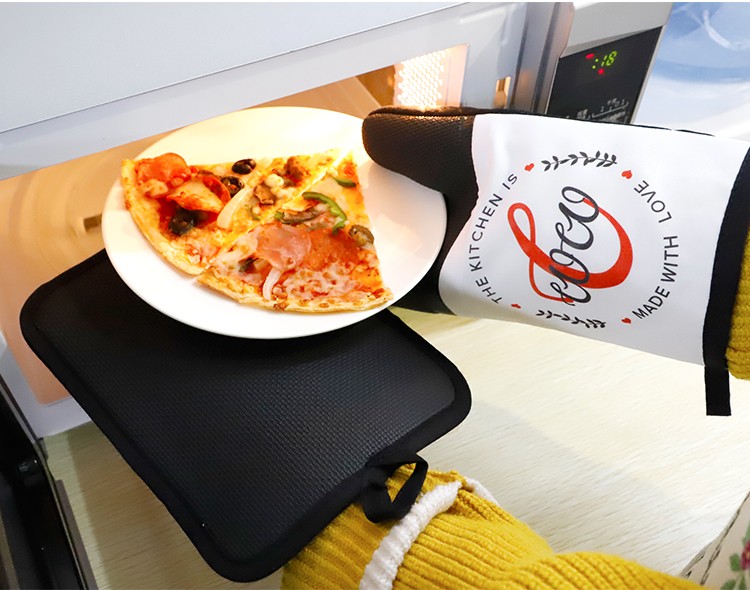 Sublimation Canvas Oven Mitt with Rubber Patch