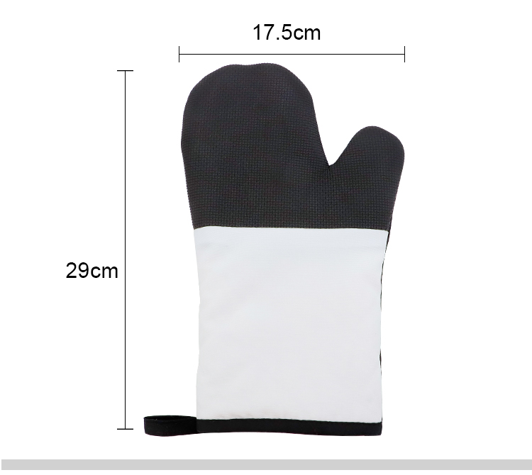 Sublimation Canvas Oven Mitt with Rubber Patch