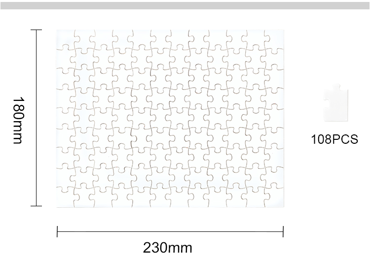 Sublimation A3 Size Jigsaw 11