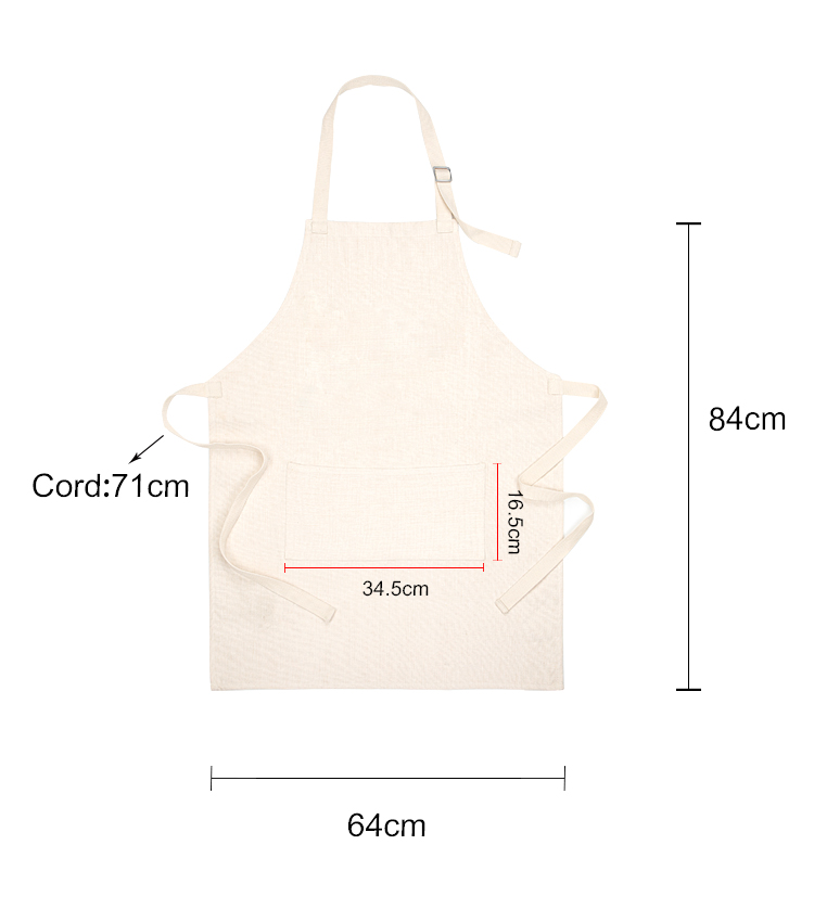 Linen Adult Apron 84*64cm