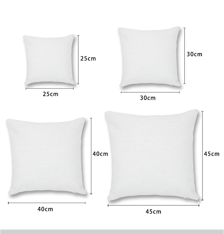 Sublimation Soften Linen Pillow Case -White -40*40CM