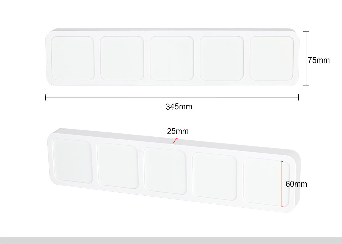 Plastic Photo block -34.5*7.5*2.5cm