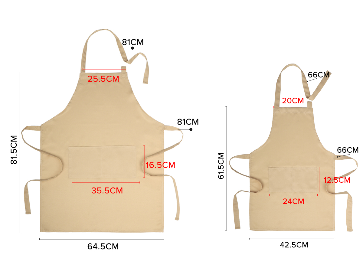 Economical apron - Khaki