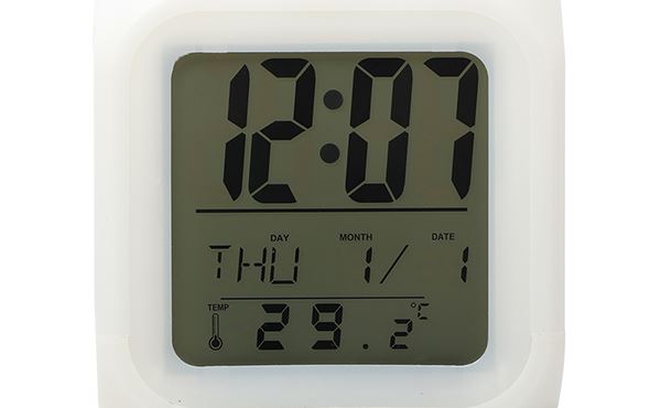 LED 7 Color Change Digital Clock