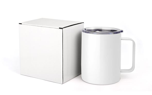 10OZ Stainless Steel Mug - White