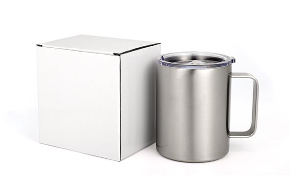 10OZ Stainless Steel Mug - Silver