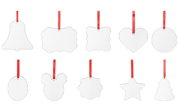 MDF Ornaments - Mickey Shape