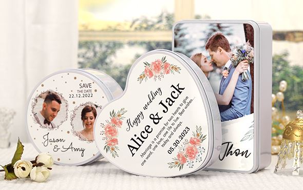 Sublimation Metal Tin-Heart