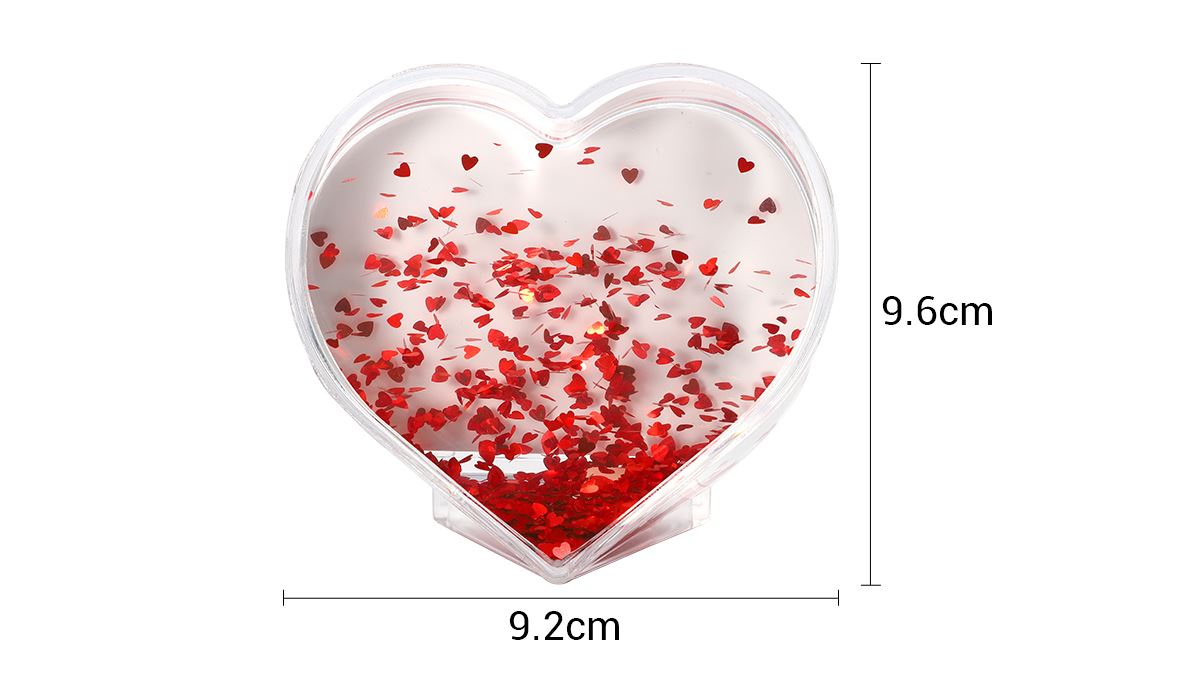 Acrylic Photo Block-Heart Shape