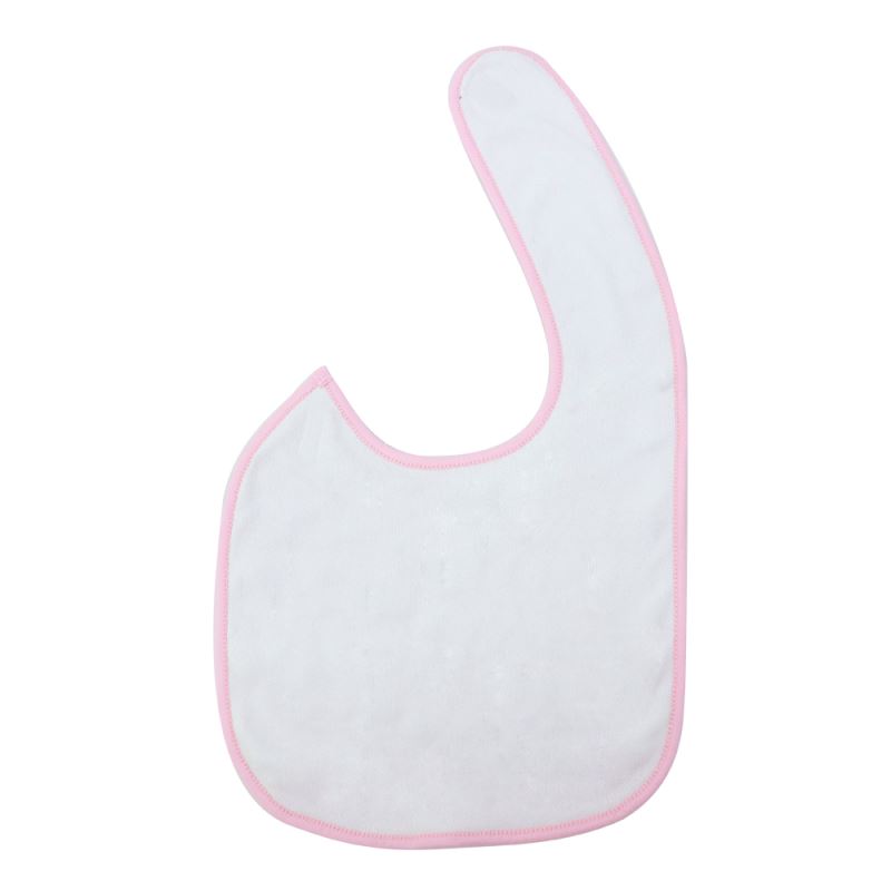 Baby Bib-Pink-Dual Layer(Cotton&Polyester)