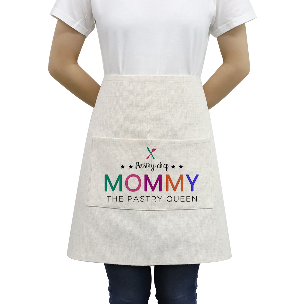 Sublimation Linen Waist Apron