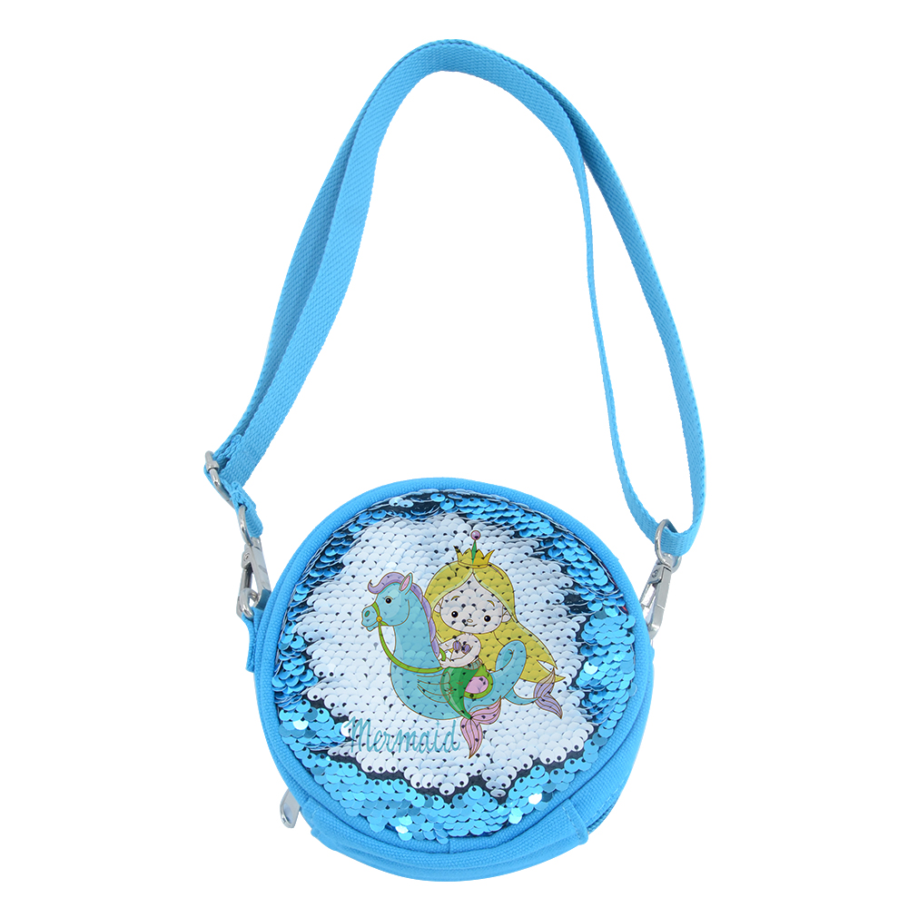 Sequin Kids  Round Coin Bag