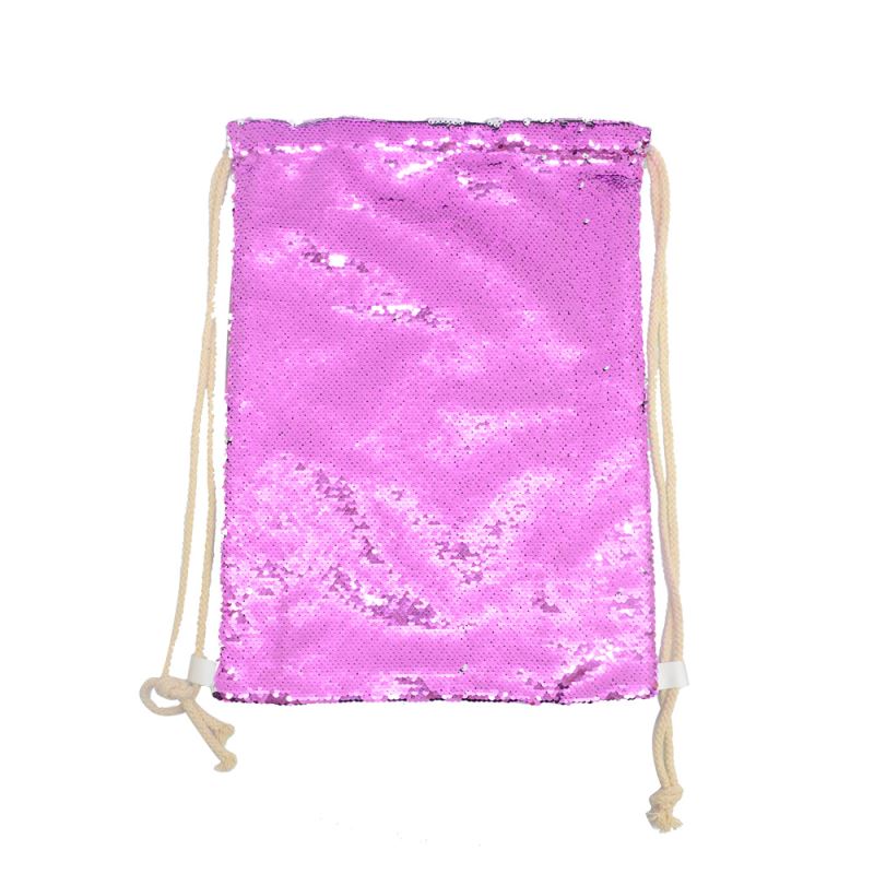 Sequin Xmas Sack 30*40cm Golden