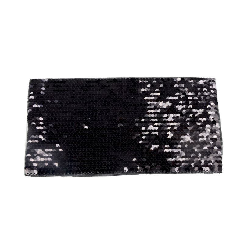 Black/White Sequin Transfer Rectangle  19.5*10cm