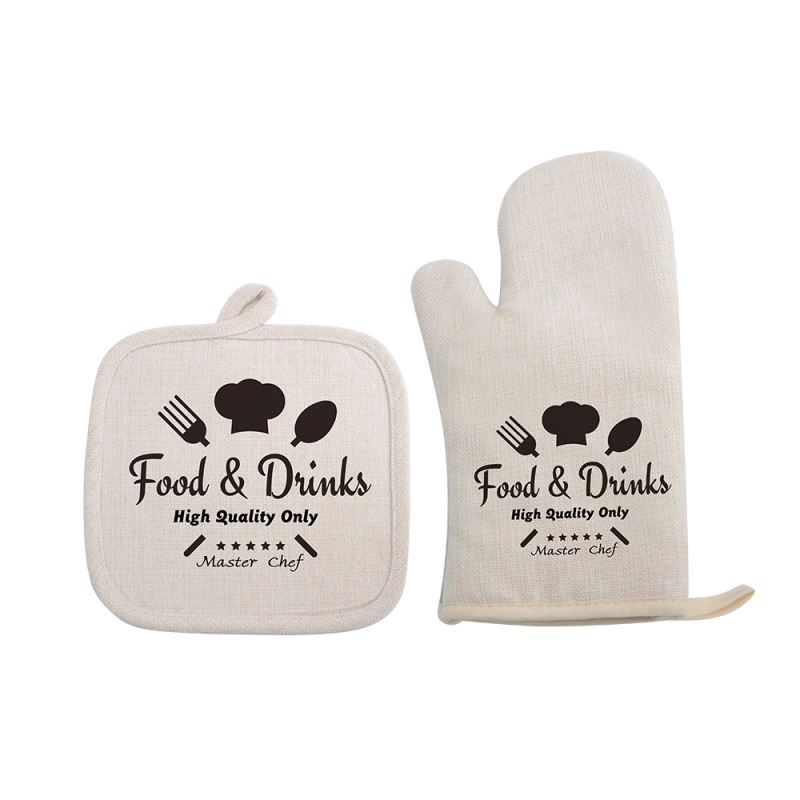 Kitchen Cute Pot Holder Cooking Gloves Wholesale Sublimation Oven Mitts -  China Oven Mitt and Oven Glove price