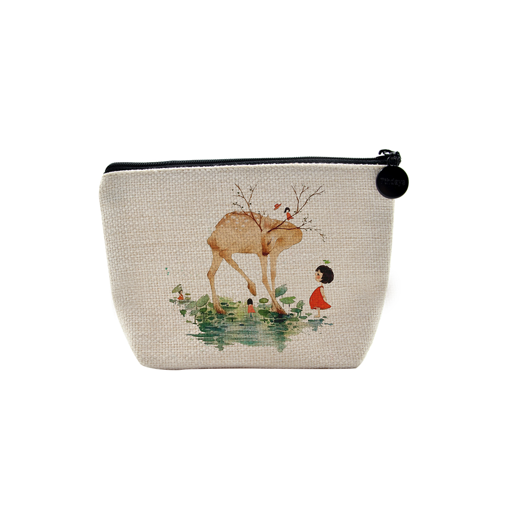 Sublimation Linen Handbag Round Edge 10*15cm