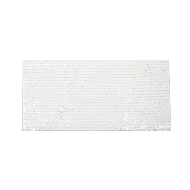 White Sequin Transfer Rectangle 19.5*10cm