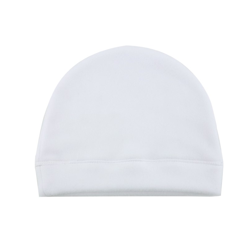 Beanie-Fleece White - Adult