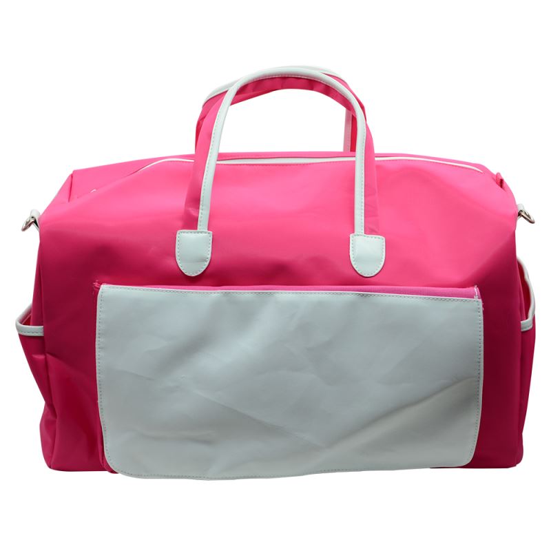 Blank Sublimation Bags Wholesale Gym Bag with Pink Color/Lopo