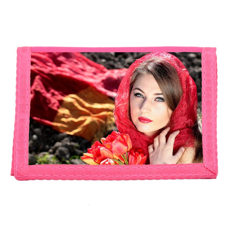 PVC wallet 125*85mm-Pink