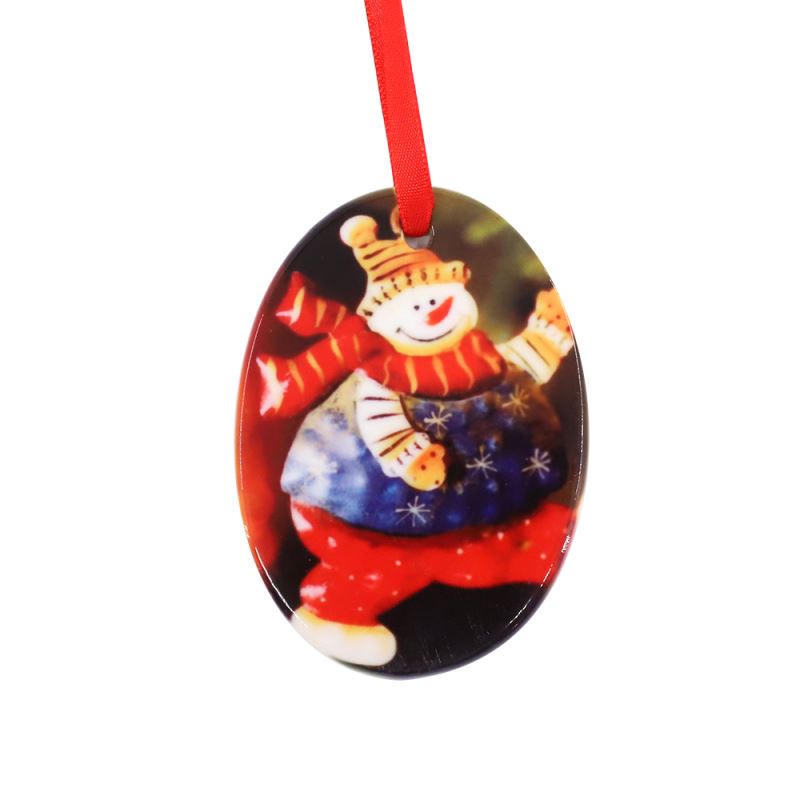 ceramic photo ornament